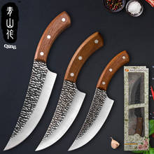 Qing 5"6"7" inch Sliced Boning Kitchen Knife Full Tang Handmade Forged Outdoor Camping Serbian Hunting Chef Knife With Gift Box 2024 - buy cheap