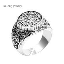 Готическое кольцо викингов, на заказ, кольцо с буквенным принтом, обручальное, Скандинавское, винтажное, Bague, модное мужское Ювелирное кольцо, мужское кольцо anillos anel 2024 - купить недорого