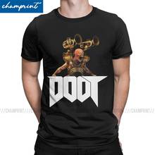 Doom вечная Doot футболка забавная Мужская футболка натуральный хлопок футболки с круглым вырезом, футболка с короткими рукавами одежда для взрослых 2024 - купить недорого