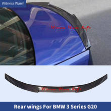 for 3 Series Carbon Fiber/ Frp Rear Spoiler Boot Lip Wings for Bmw G20 G28 320i 330i Spoiler 2019-2020 M4 Style 2024 - buy cheap