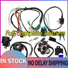 1set Full Complete Electrics Wiring Harness CDI STATOR 6 Coil Pole Ignition Switch For Motorcycle ATV Go Kart 90cc 110cc 125cc 2024 - buy cheap