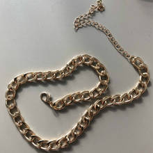 Модное ювелирное ожерелье, готическое ожерелье, Женская массивная цепочка до ключиц, массивное ожерелье в стиле панк для пары, оптовая продажа 2024 - купить недорого