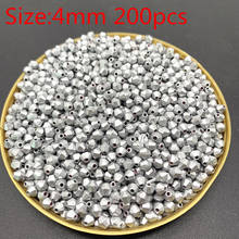 Novos Acessórios de Jóias Contas de Acrílico Ouro prata Pérola Solta Pérolas Buraco Beads Jewelry Beads Jewelry Making 28 Estilos DIY #19 2024 - compre barato