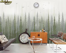 beibehang wall papers home decor Custom 3d wallpaper mural pine tree bird background wallpaper for bedroom walls 3d wallpaper 2024 - buy cheap