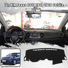 For KIA Pegas 2017 2018 2019 Soluto Dashmat Dashboard Cover Dash Cover Mat Protective Carpet Styling 2024 - buy cheap