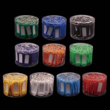 50Pcs Colorful Key Id Luggage House Label Tag Split Ring Keyring Plastic Key Tag A2UA 2024 - buy cheap