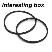 Rubber band, transmission belt, rubber belt, hair ring, small belt transmission belt, diy rubber ring, black thin pulley 2024 - buy cheap