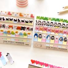 Kawaii Memo Pad Bookmarks Creative Cute Animal Sticky Notes Planner Stationery School Supplies Paper Stickers 2024 - buy cheap
