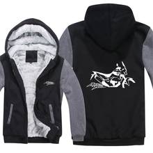 Sudadera con capucha para hombre, chaqueta de lana con forro, estilo africano, para motocicleta 2024 - compra barato