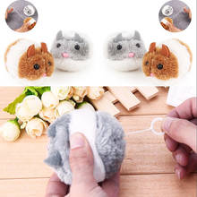 Pet Cat Cute Toys Plush Fur Toy Shake Movement Mouse Pet Kitten Funny Rat Safety Plush Little Mouse Interactive Toy Gift 2024 - buy cheap