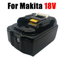 Аккумуляторная батарея BL1860, последнее обновление, 18 В, 6000 мА/ч, литий-ионная батарея для Makita, 18 В батарея BL1840, BL1850, BL1830, BL1860B, LXT 400 2024 - купить недорого