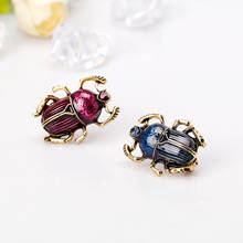 Small 3 Color Beetle Brooches Enamel Insect Brooch Fashion Animal Brooch Alloy Clothing Scarf Corsage Accessories Pin AL287 2024 - buy cheap