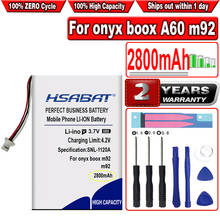 HSABAT-Batería de 2800mAh para Onyx Boox, M92, M92S, E-book, DVR, POWER BANK 2024 - compra barato