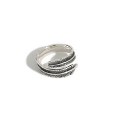 SHANICE-anillo abierto de Plata de Ley 925 con forma de pájaro, joyería minimalista, ajustable, con forma de pájaro, para regalo de Navidad 2024 - compra barato