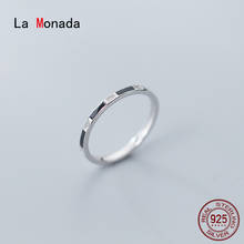 La Monada Finger Women Ring 925 Sterling Silver Black Border Minimalist Rings For Women 925 Silver Fine In Jewerly Rings Woman 2024 - buy cheap
