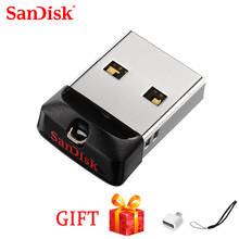 SanDisk USB 2.0 100% Original CZ33 Mini Pen Drives 64GB 32GB 16GB 8GB USB Flash Drive Stick U Disk USB Key pendrive 2024 - buy cheap