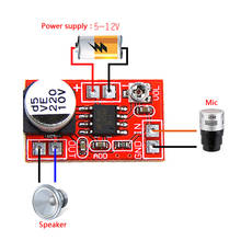 1X DC 5V-12V Micro Electret Amplifier MIC Condenser Mini Microphone Amplifier Board 2024 - buy cheap