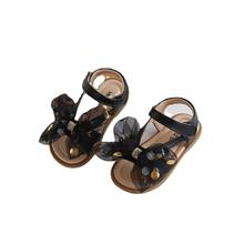 Girls Sandals Summer Fashion Dot Bow Baby Girl Shoes Flat Heels Kids Princess Shoes Children Student Sandals SMG204 2024 - buy cheap