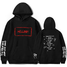 Толстовка Lil Peep Hellboy для мужчин и женщин, Модный свитшот с капюшоном, фанаты Lil Peep, уличная одежда в стиле Харадзюку, хип-хоп, 4XL 2024 - купить недорого