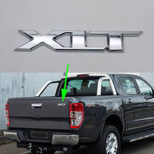Для Ford F150 F-150 пикап XLT задний багажник багажника логотип эмблема и надписью автомобильной фирмы Стикеры наклейка значок Серебряный Цвет 2024 - купить недорого