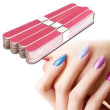 Nail File 40pcs/lot Pink Salon Nail Art Buffing Grit Sand Fing Nail Art Tool Accessories Sanding File UV Gel Polish Tools 2024 - buy cheap