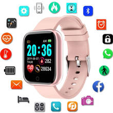 Pink Smart Watch Men Women Sport Smart watch Fitness Bracelet Activity Tracker Heart Rate Monitor For IOS Android Watch Smart 2024 - buy cheap