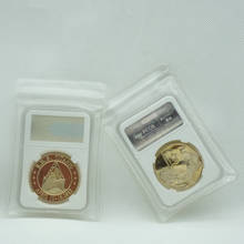 Lote de 5 unids/lote de monedas de oro de 24k del Real correo, moneda del Titanic, para regalo de 100 ° aniversario con PCCB 2024 - compra barato