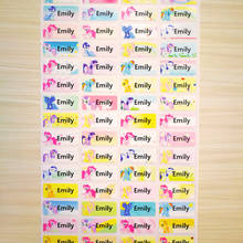 100Pcs Cute Horse Name Stickers Waterproof Personal Tags Customize Labels For Children Scrapbooking School Stationery Sticker 2023 - buy cheap