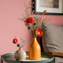 Nordic Morandi Color Vase S Ceramic Flower Vase Filler Good Quality Creative Handmade Vase Pot Planter Modern Home Office Decor 2024 - buy cheap
