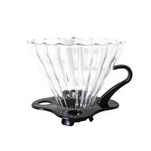 N58C Glass Pour over Coffee Funnel Dripper Clever Coffee Cone Brewer Filter 2024 - buy cheap