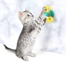 Gato moinho de vento brinquedo engraçado massagem rotatable gato brinquedos com catnip led bola dentes limpeza pet produtos para dropshipping 2024 - compre barato