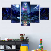 5 piece Canvas Paintings Luigis Mansion 3 Game Poster Wall Art Paintings For Bedroom Home Decor Framework Modern Modular 2024 - buy cheap