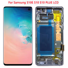 SUPERI AMOLED  S10e G790 LCD For Samsung S10 G973 G973F LCD Display With Frame Assembly For S10 Plus G975 G975F LCD Repair 2024 - compre barato