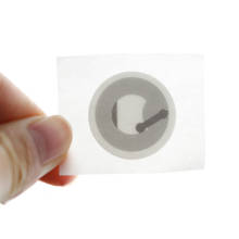 (100 шт) 25 мм белая бумага RFID наклейки MF классика 1K S50 13,56 MHz универсальная этикетка NFC метки для всех NFC телефонов клей 2024 - купить недорого