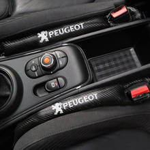 carbon fiber Cover case for Peugeot 206 207 307 3008 2008 308 408 508 301 208 accessories 2024 - buy cheap