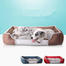 Autumn winter warm Pet dog bed Sofa pet nest cushion breathable dog kennel Pet Bed House for small large dogs Blanket Cushion 2024 - buy cheap