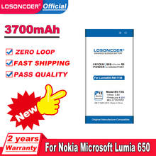 Losoncoer BV-T3G 3700mah bateria para nokia microsoft lumia 650 bateria RM-1154 bvt3g baterias 2024 - compre barato