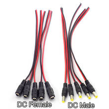 DC 12v Extension Cable Male Female Connectors Plug Power Cable cord wire for CCTV Cable Camera LED Strip Light Adaptor 2.1*5.5mm 2024 - buy cheap