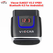 Viecar-herramienta de diagnóstico de coche, ELM327, Bluetooth 4,0, PIC18F25K80, OBD 2, OBD2, WIFI, ELM 327, escáner ODB2, para Android/IOS 2024 - compra barato