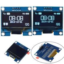 0.91inch OLED Module White/blue 128 x 32 OLED LCD LED Module IIC For Ardunio Display Communicate H9Y8 2024 - buy cheap