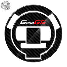 Almohadilla de cubierta de tapa de tanque G650gs, pegatina 3D de aspecto de carbono para motocicleta, calcomanías protectoras de tapa de Gas y combustible para BMW G650GS G650 GS 2008 2024 - compra barato