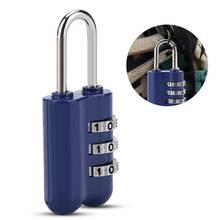 3 Dial Digit Number Coded Lock Password Combination Padlock Anti Theft Security Travel Safe Lock for Cabinet Suitcase Luggage 2024 - buy cheap
