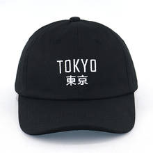 New Arrival Japan cap Tokyo City embroidery fashion baseball cap 100% cotton adjustable black hip hop snapback hat 2024 - buy cheap