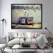 Pintura abstrata arte grafite em tela, pôsteres e impressões "a vida é curta chill, o pato, para parede, arte, decoração de casa 2024 - compre barato