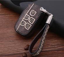 Car Leather Key Case Holder Cover For Land Rover Range Rover Sport Discovery Sport Evoque Freelander 2 For JAGUAR XE XF F-PACE 2024 - buy cheap