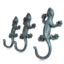 1pc Creative Gecko Hook Quirky Clothes Hook Wall-mounted Hanger Iron Art Hanging Decor for Home Shop 2024 - buy cheap