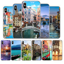 Beautiful city Venice town Transparent phone case For iphone 13 11Pro Max 11 XR XS Max X 8 7 6 6S Plus 5 5S SE 2020 Back Cover 2024 - buy cheap