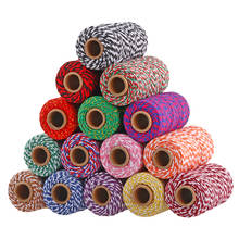 Cordón de macramé de algodón Natural, 2mm y 100M, para decoración artesanal, para colgar en la pared 2024 - compra barato
