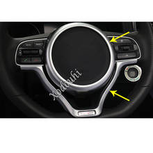 Sticker Styling Cover Detector Steering Wheel Interior Kit Trim Lamp Frame Parts Hood 1/2pcs For Kia Sportage KX5 2019 2020 2021 2024 - buy cheap