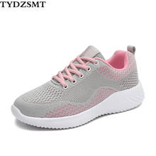 TYDZSMT Sneakers Women Vulcanized Shoes Women Summer Lace Up Black Flat Shoes Female Plus Size 41 Light Breathable Walking Flat 2024 - buy cheap